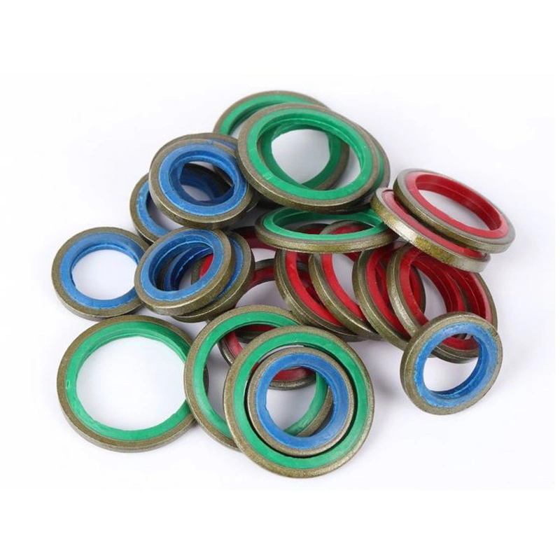 ตัวเองกลาง 304 สแตนเลส Dowty Seal Gasket NBR ยางผูกผูกผูก 1