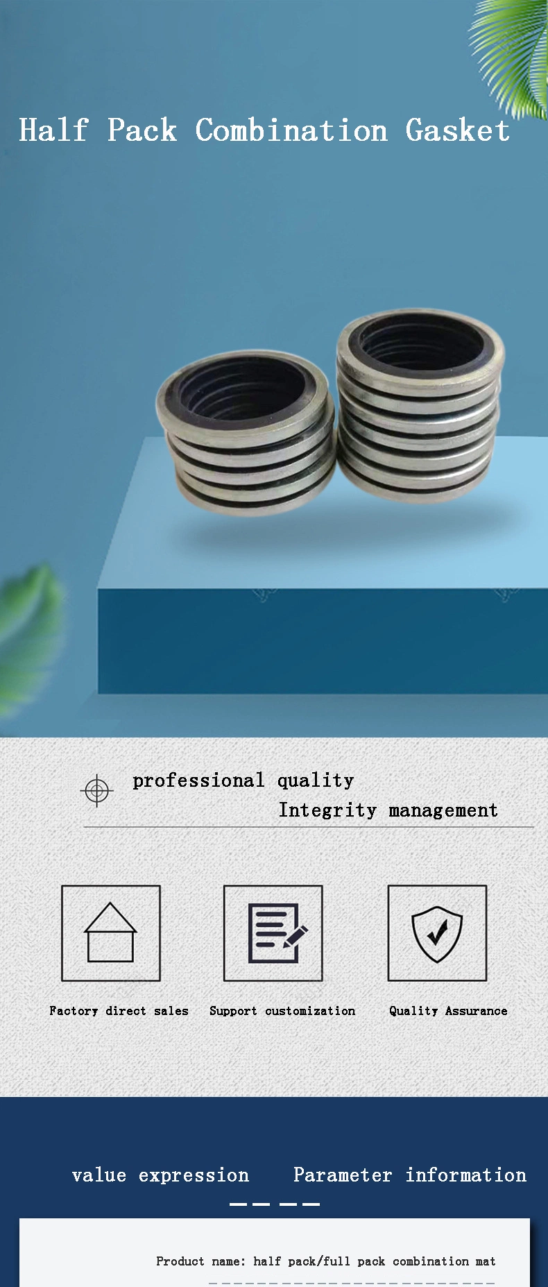 OEM Seal M12 เครื่องล้างลมปิดที่ผูกกับยางไนทรีลก๊าซเกต 0