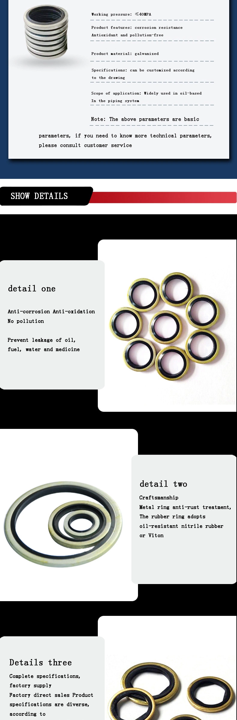 OEM Seal M12 เครื่องล้างลมปิดที่ผูกกับยางไนทรีลก๊าซเกต 1